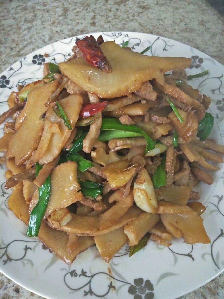 笋干炒肉