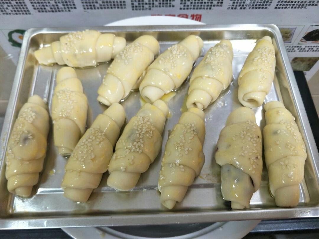 手揉小小牛角包🥐（牛奶面包配方）