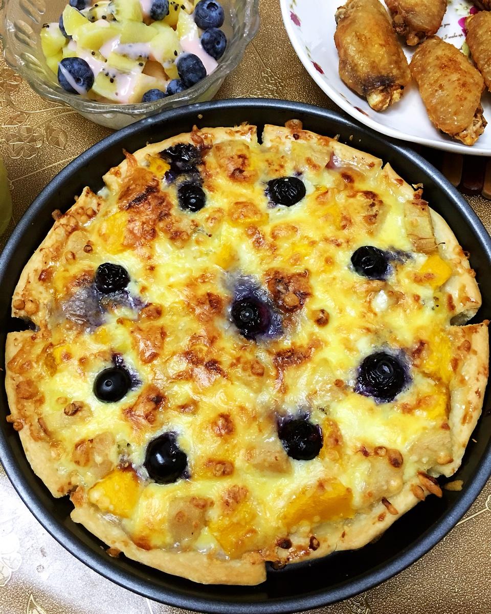 好评无数的水果披萨