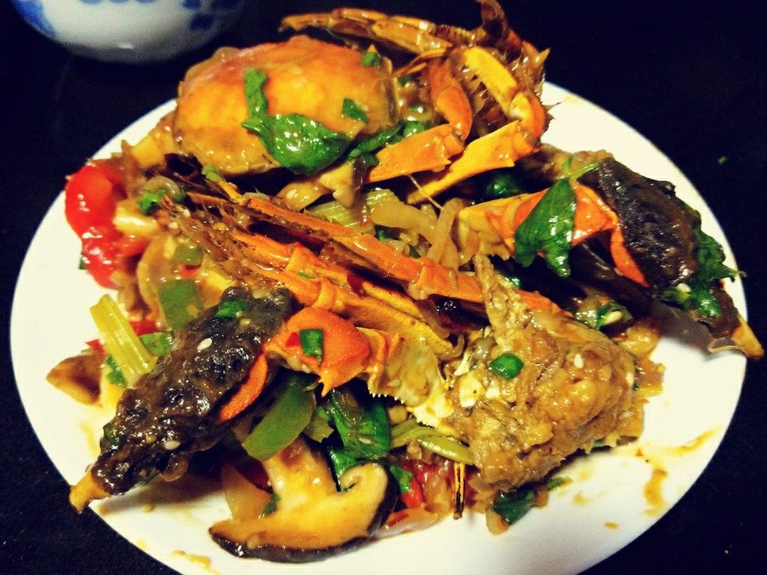 超详细版吮指香辣蟹炒年糕 | 大闸蟹最美妙的味道