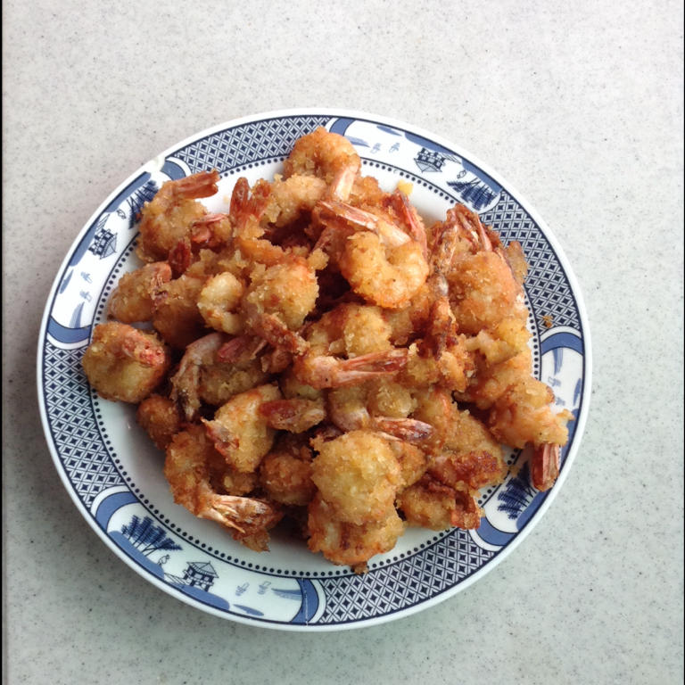 面包糠炸虾