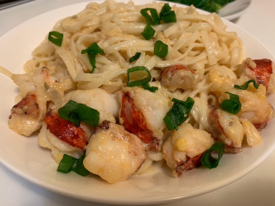 手机用户9889_64mb做的芝士焗龙虾(伊面铺底)