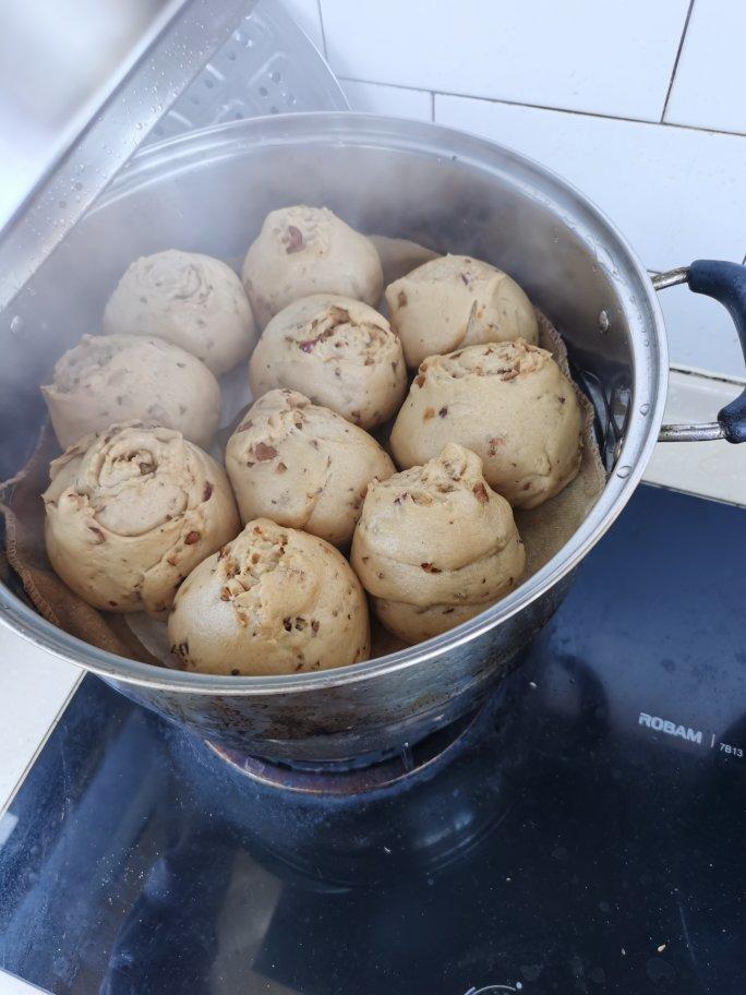 新手也能爆开花的老面红糖大枣开花馒头（泡打粉版or无泡打粉版）