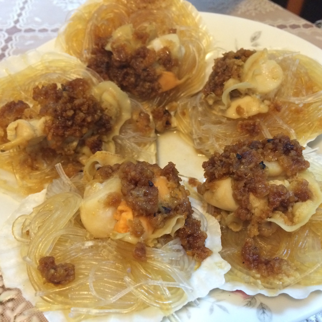 蒜蓉粉丝蒸扇贝