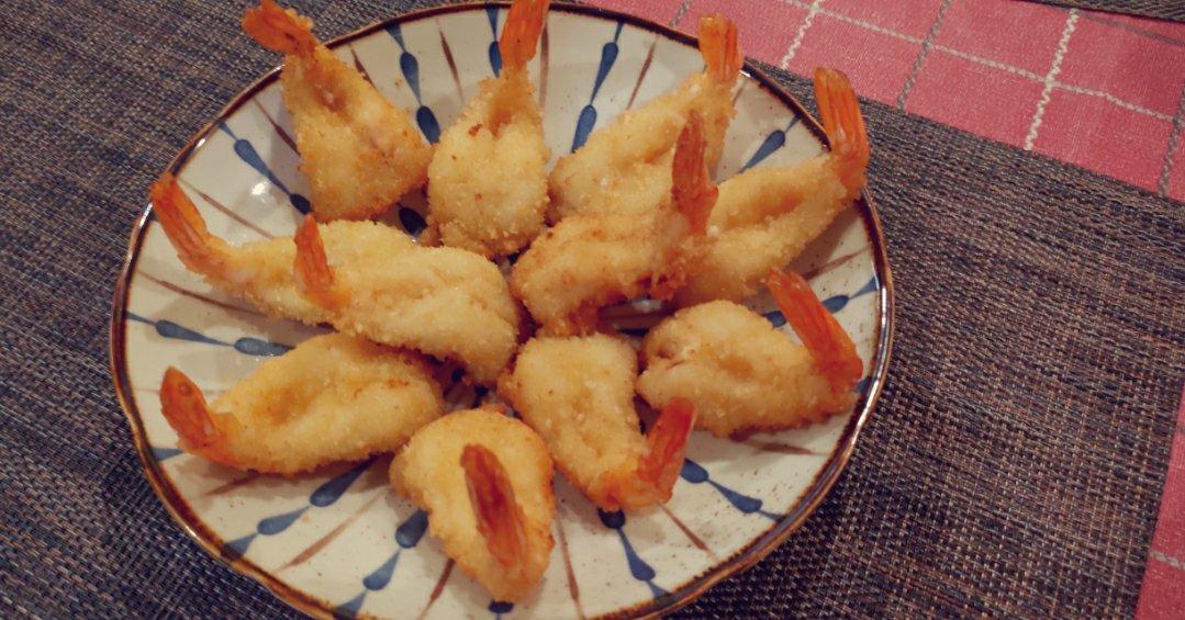 面包糠炸虾