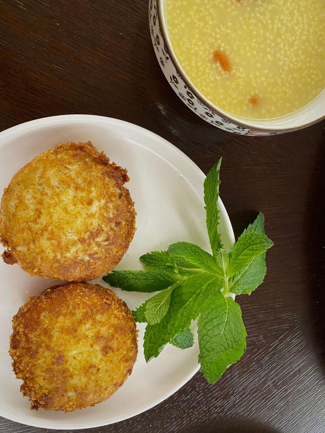 香煎蟹饼