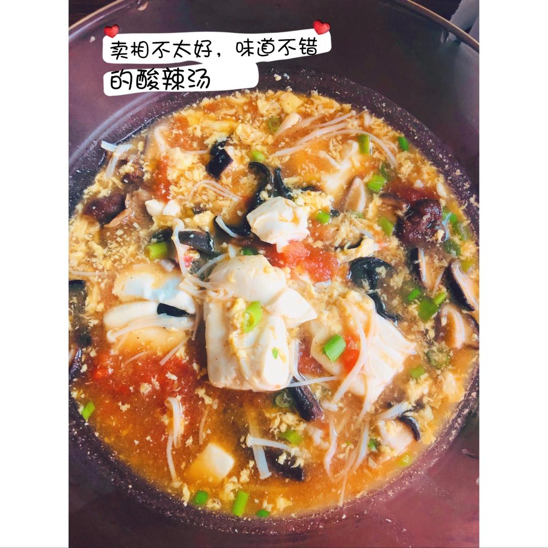10分钟就能搞定的低脂酸辣汤❗好喝又开胃