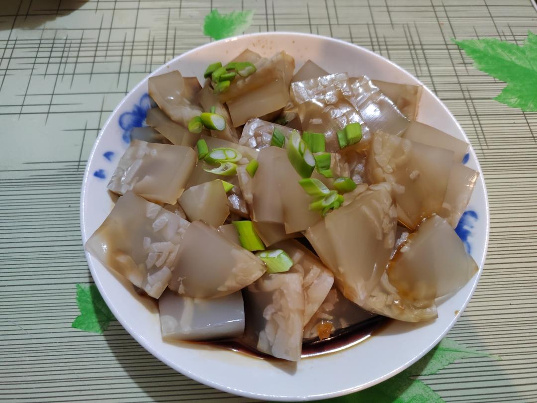 水晶肉皮冻