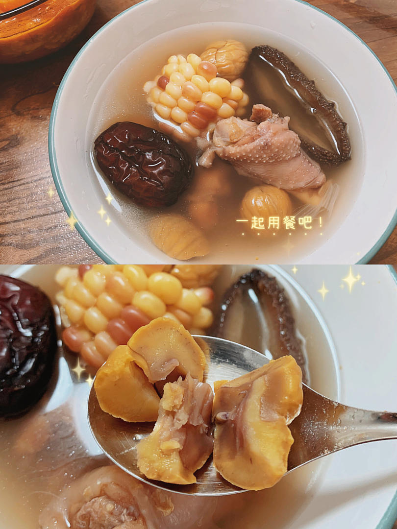 板栗炖鸡