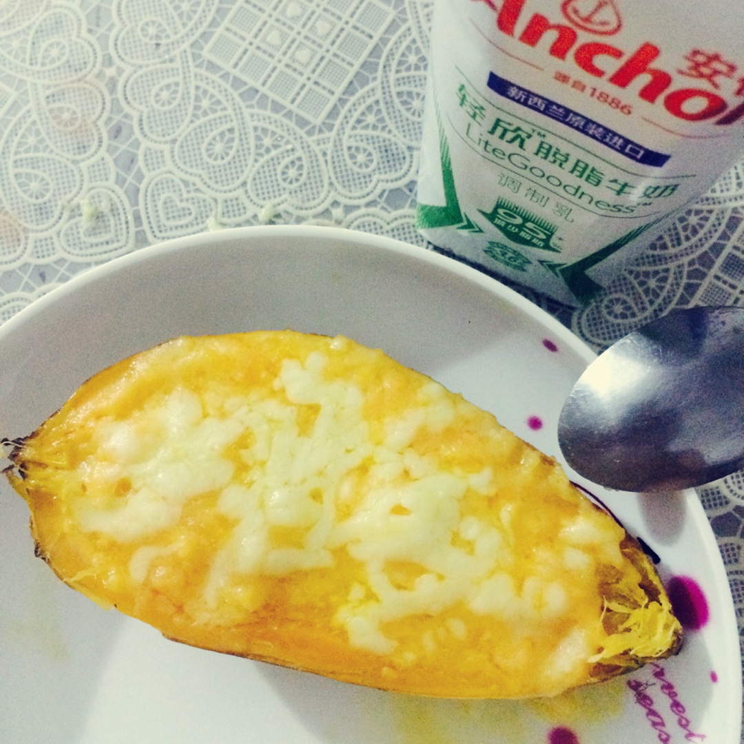 芝士奶油焗红薯