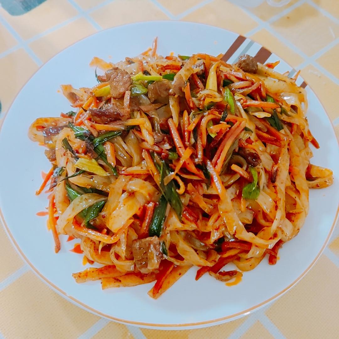 农家炒面皮