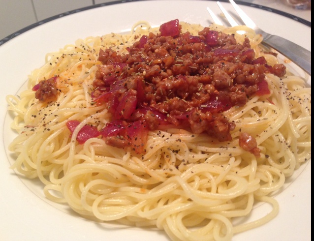番茄肉酱意大利面