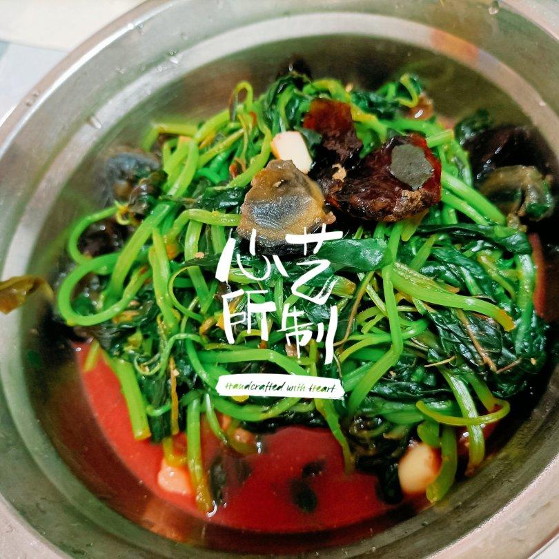 上汤皮蛋苋菜