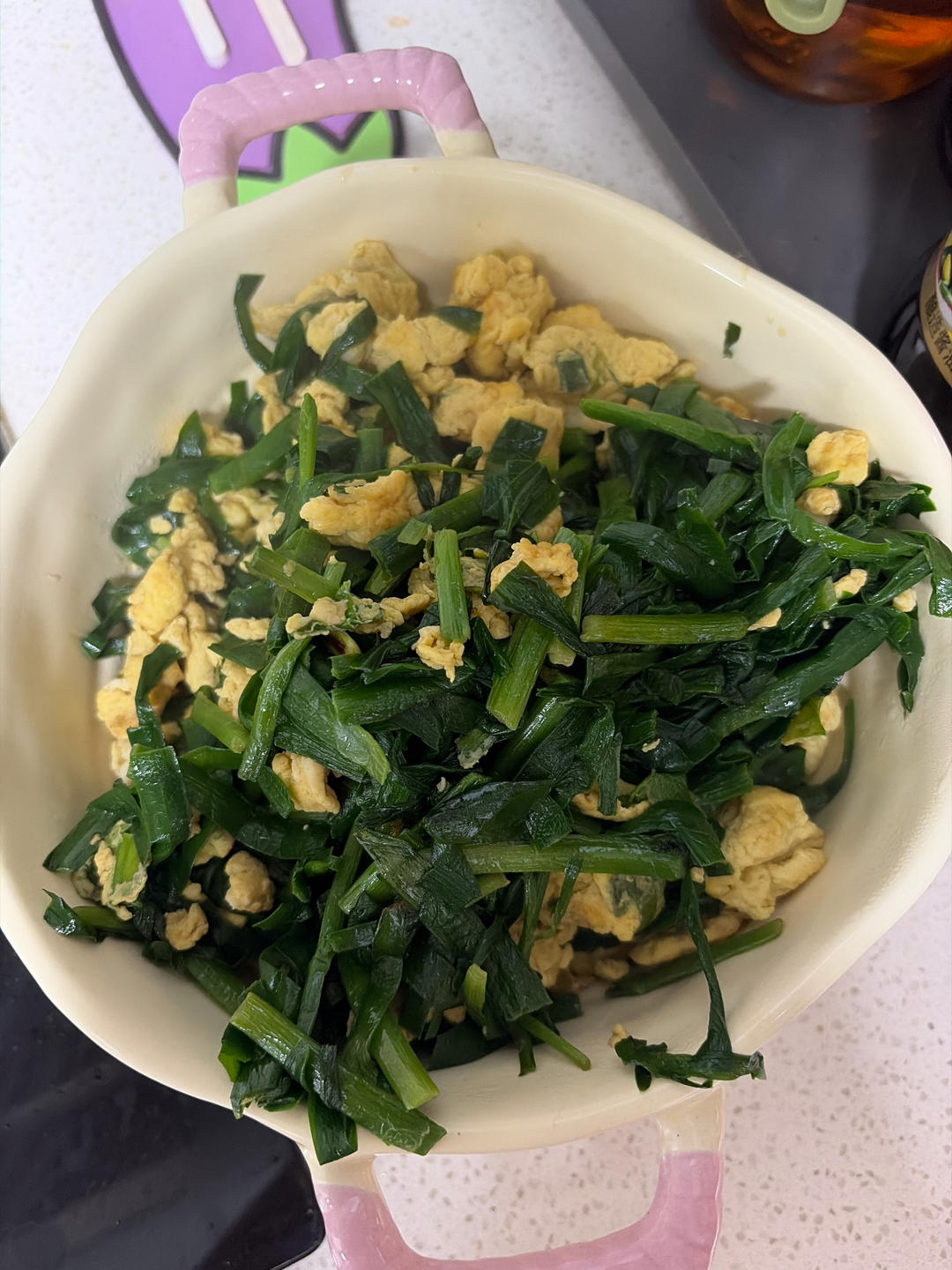 韭菜炒鸡蛋——三分钟快手下饭菜 掌握火候的秘诀