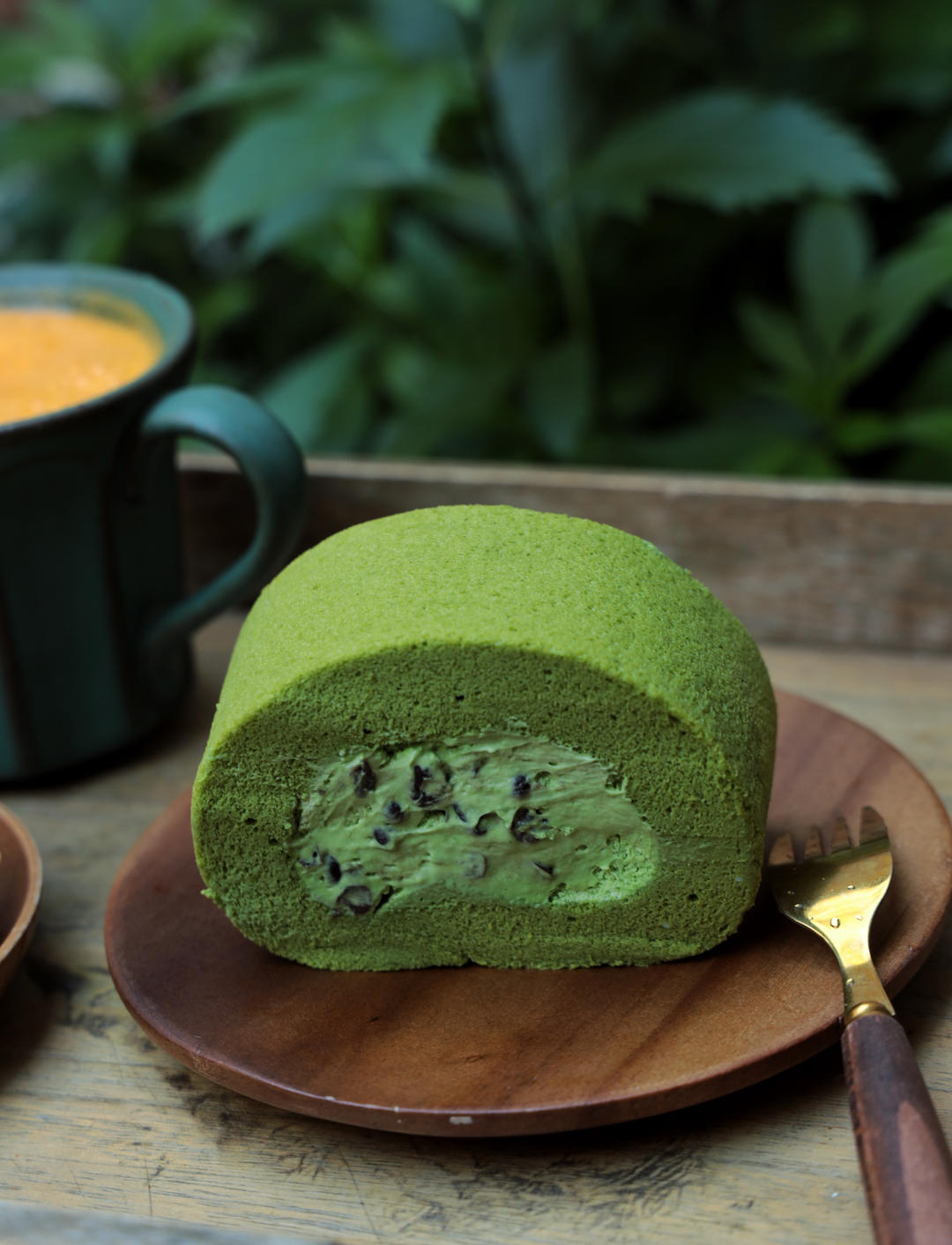 完美抹茶蜜豆蛋糕卷