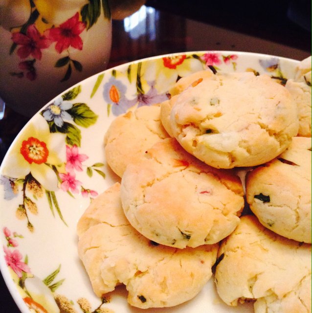 神厨小朱迪做的葱油小桃酥