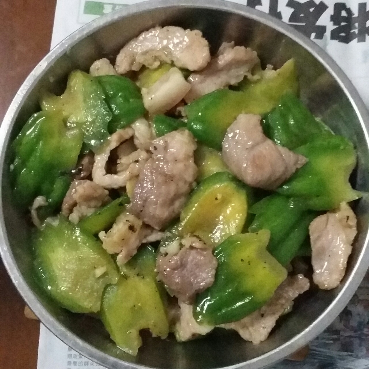 经典粤菜凉瓜牛肉