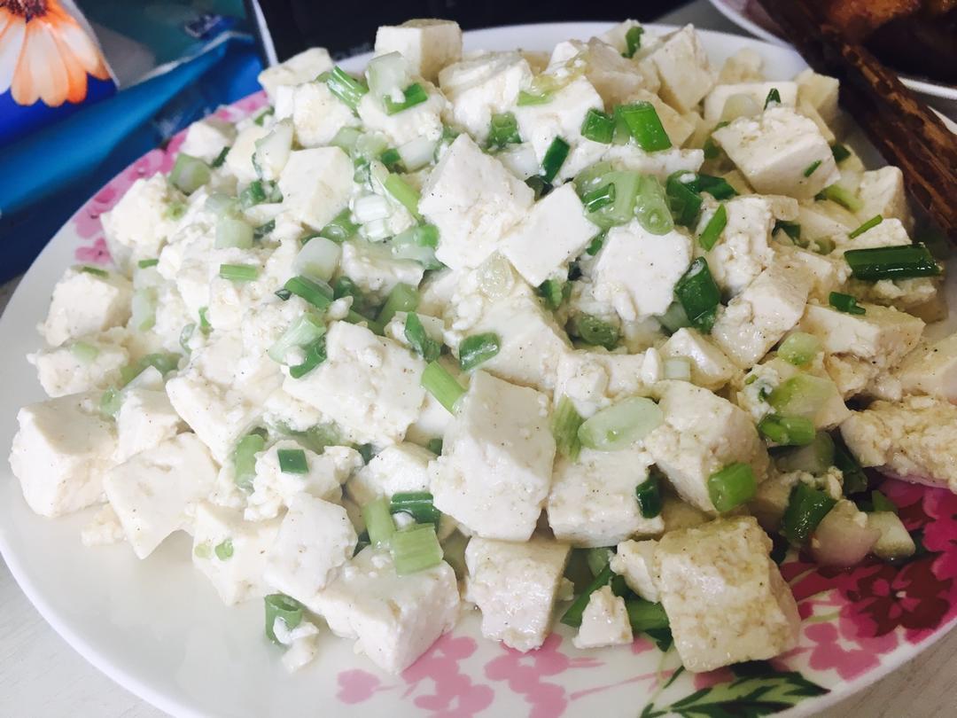 小葱拌豆腐