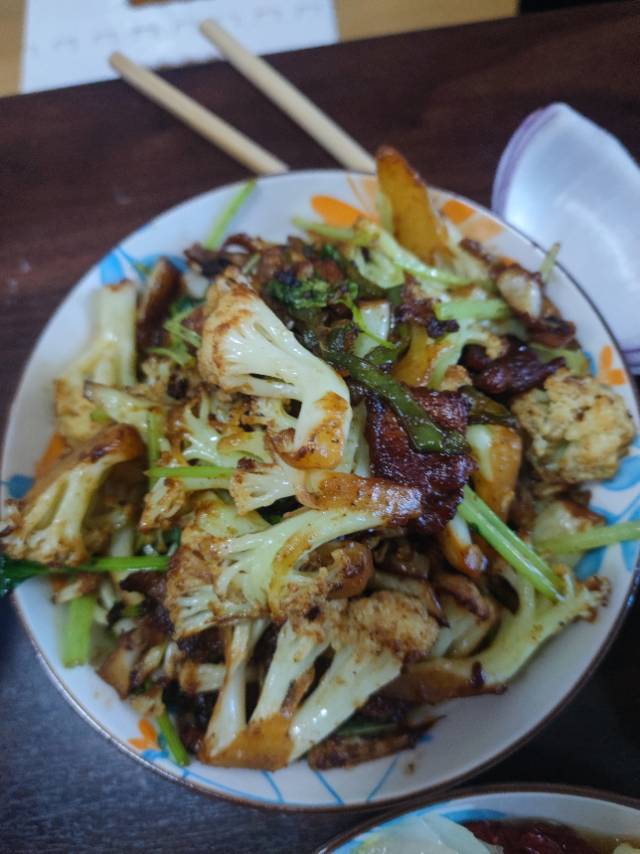 和饭店一个味道的干锅花菜