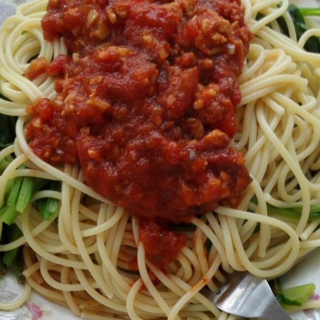 番茄肉酱意面