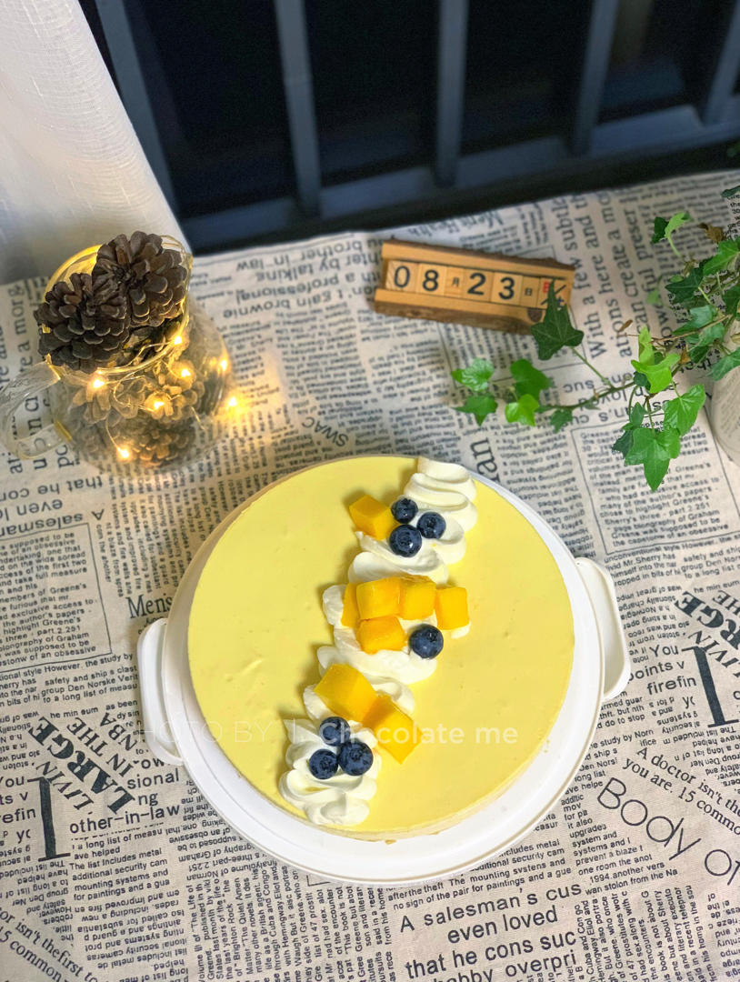 【视频】芒果慕斯（6寸） | 含镜面果胶配方