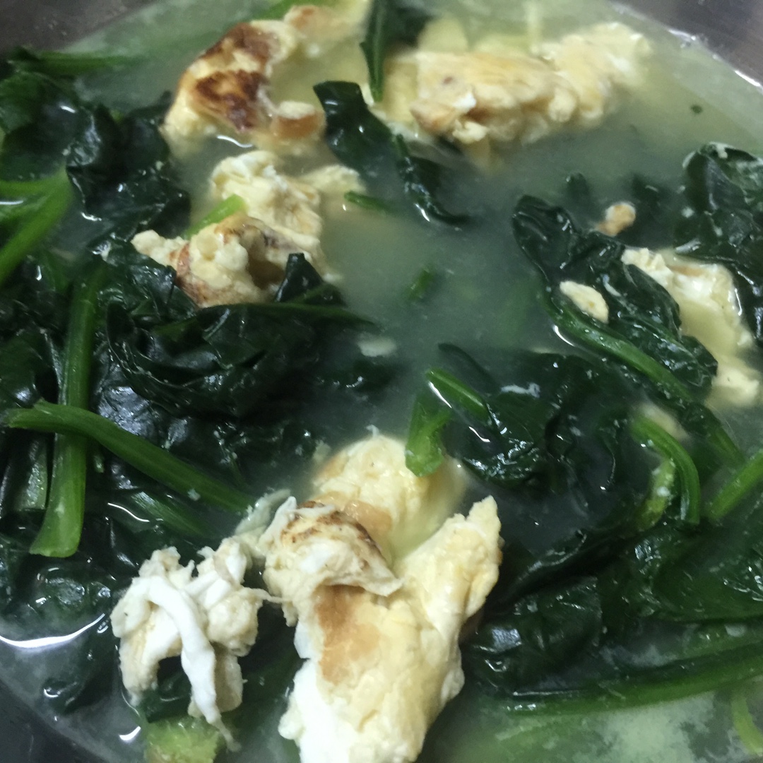 菠菜鸡蛋汤
