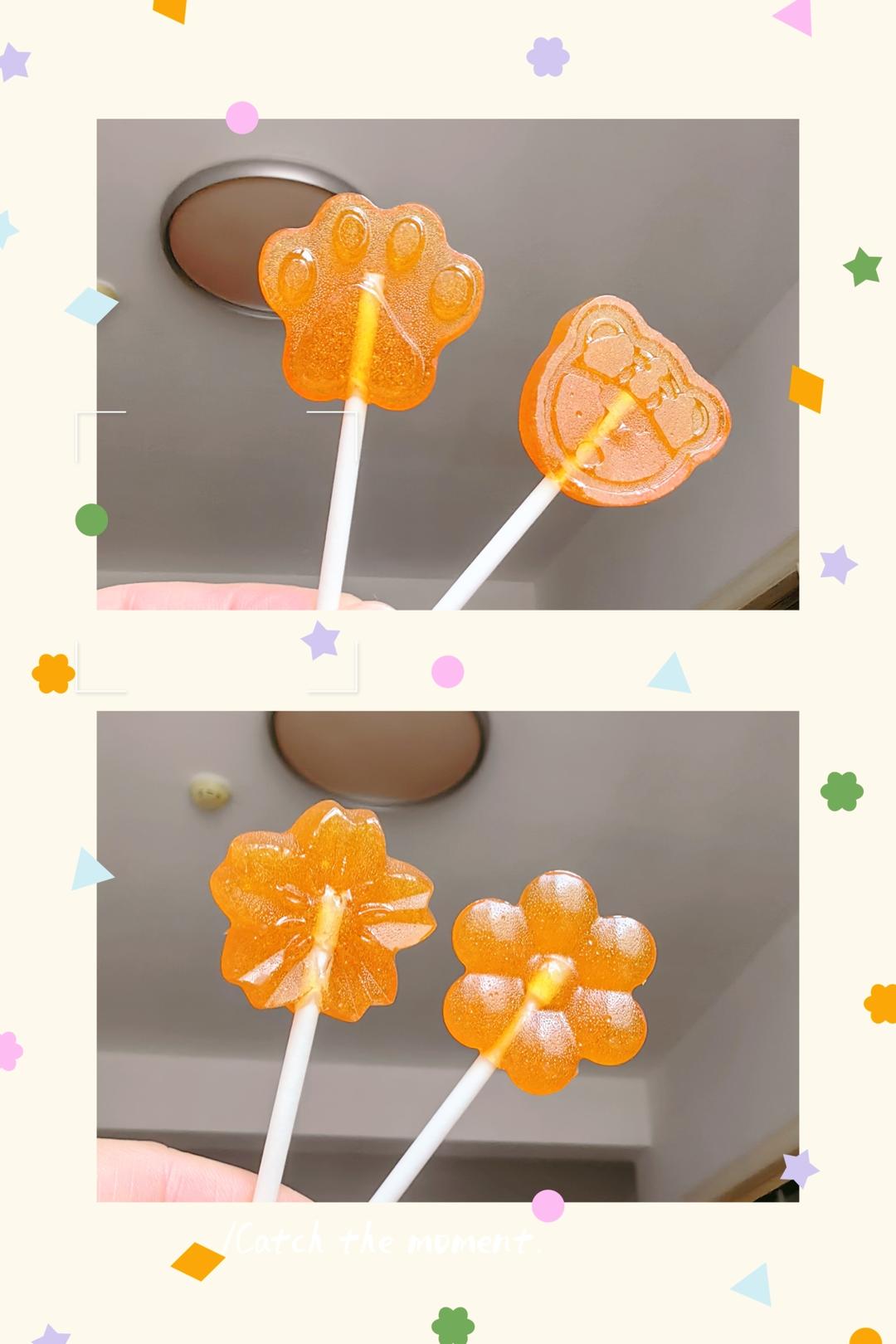 止咳的雪梨汁棒棒糖