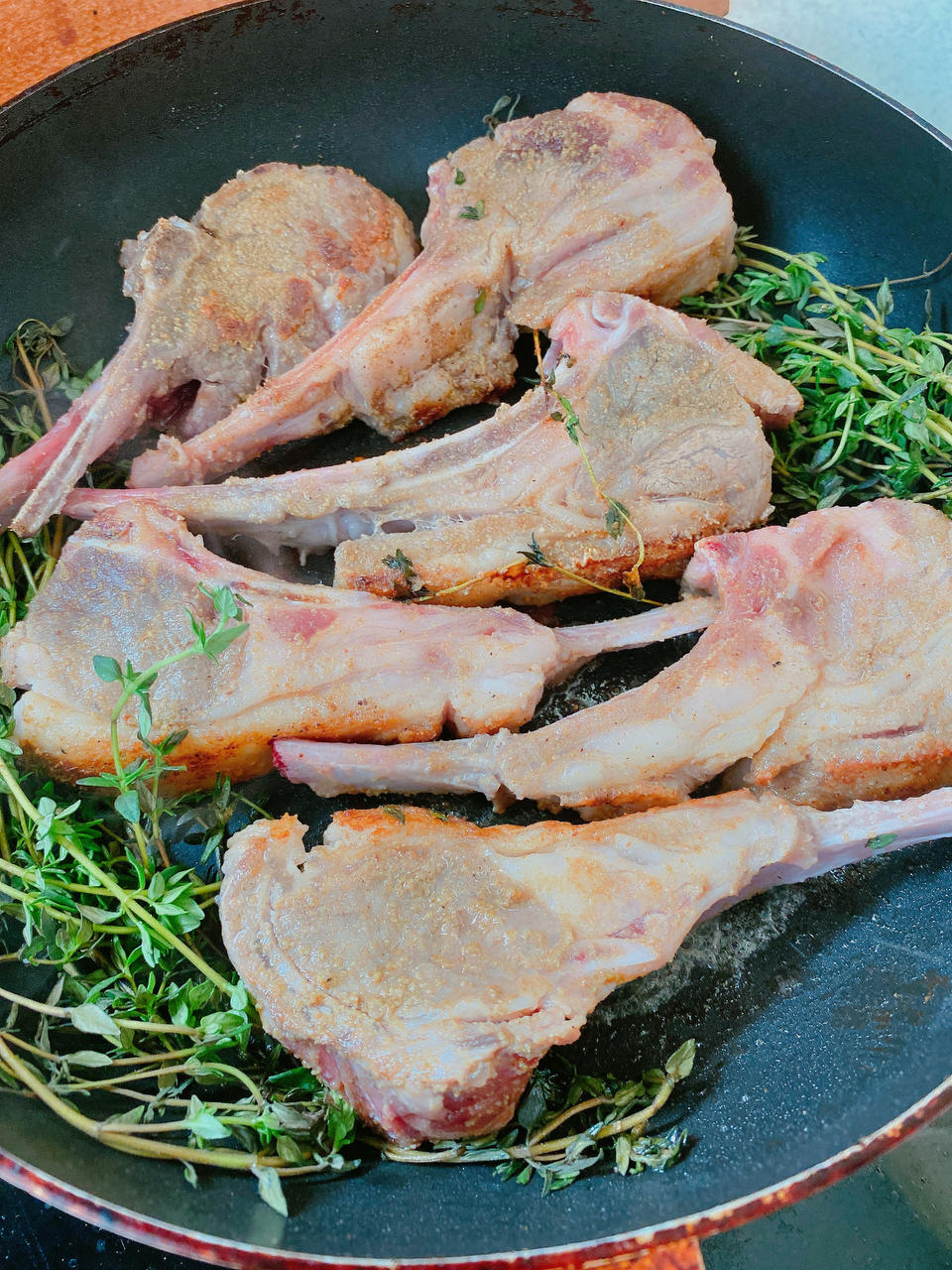 堪比油管大师配方的香煎法式羊排Grill Lamb Chop