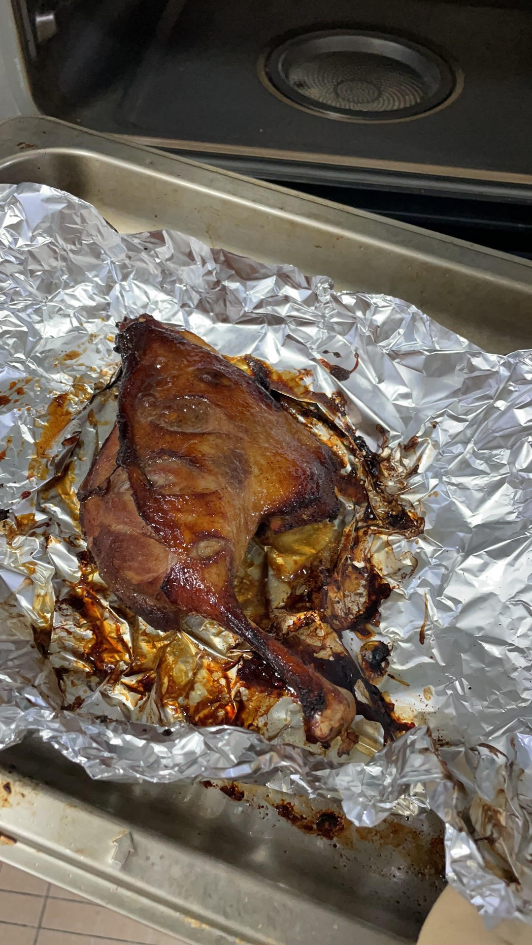 巨满足蜜汁烤鸭腿（鸡腿也可）