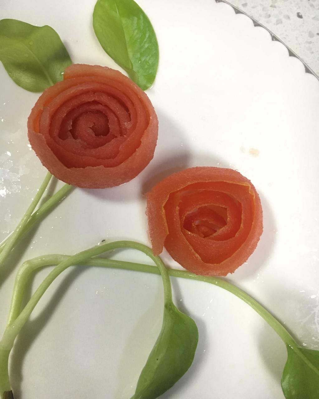 雷筱兰做的番茄花