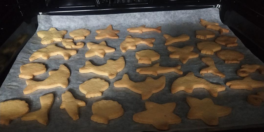 没有模具也能做的卡通饼干