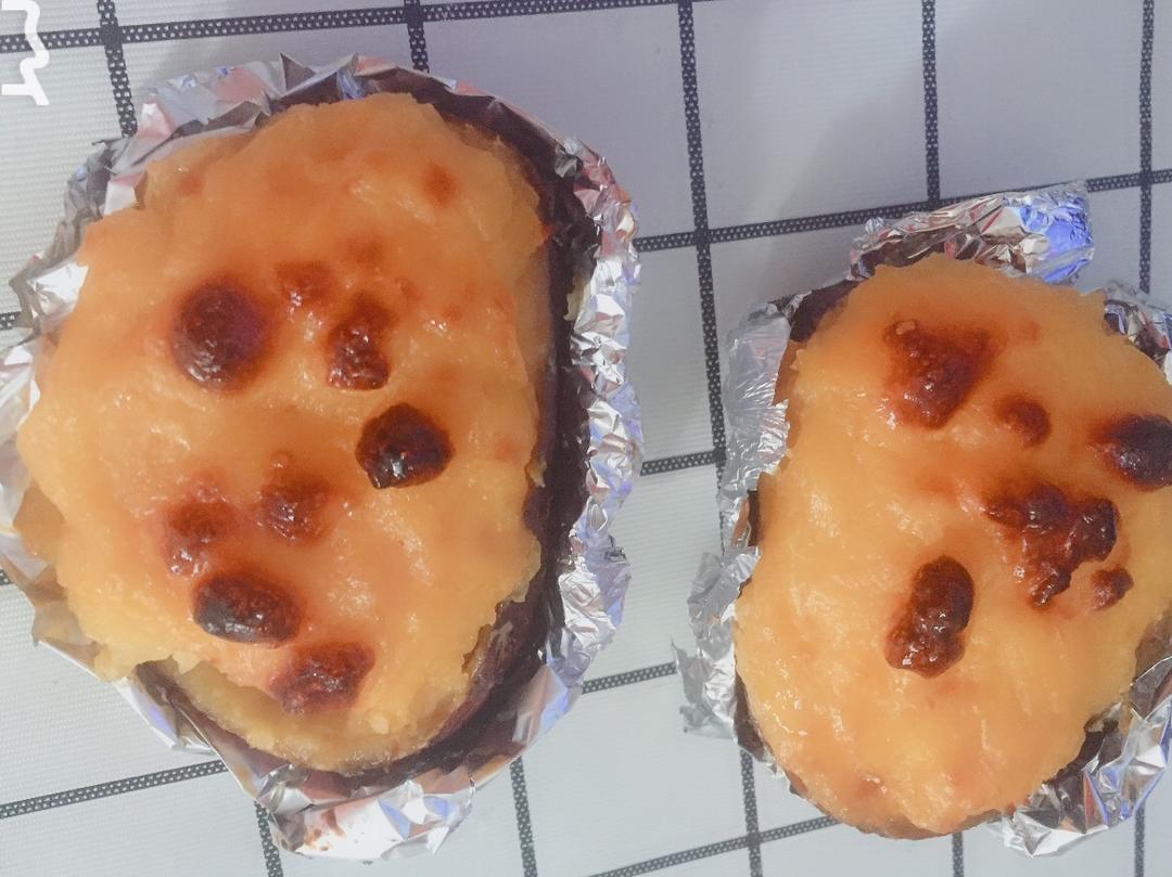 奶油芝士烤红薯