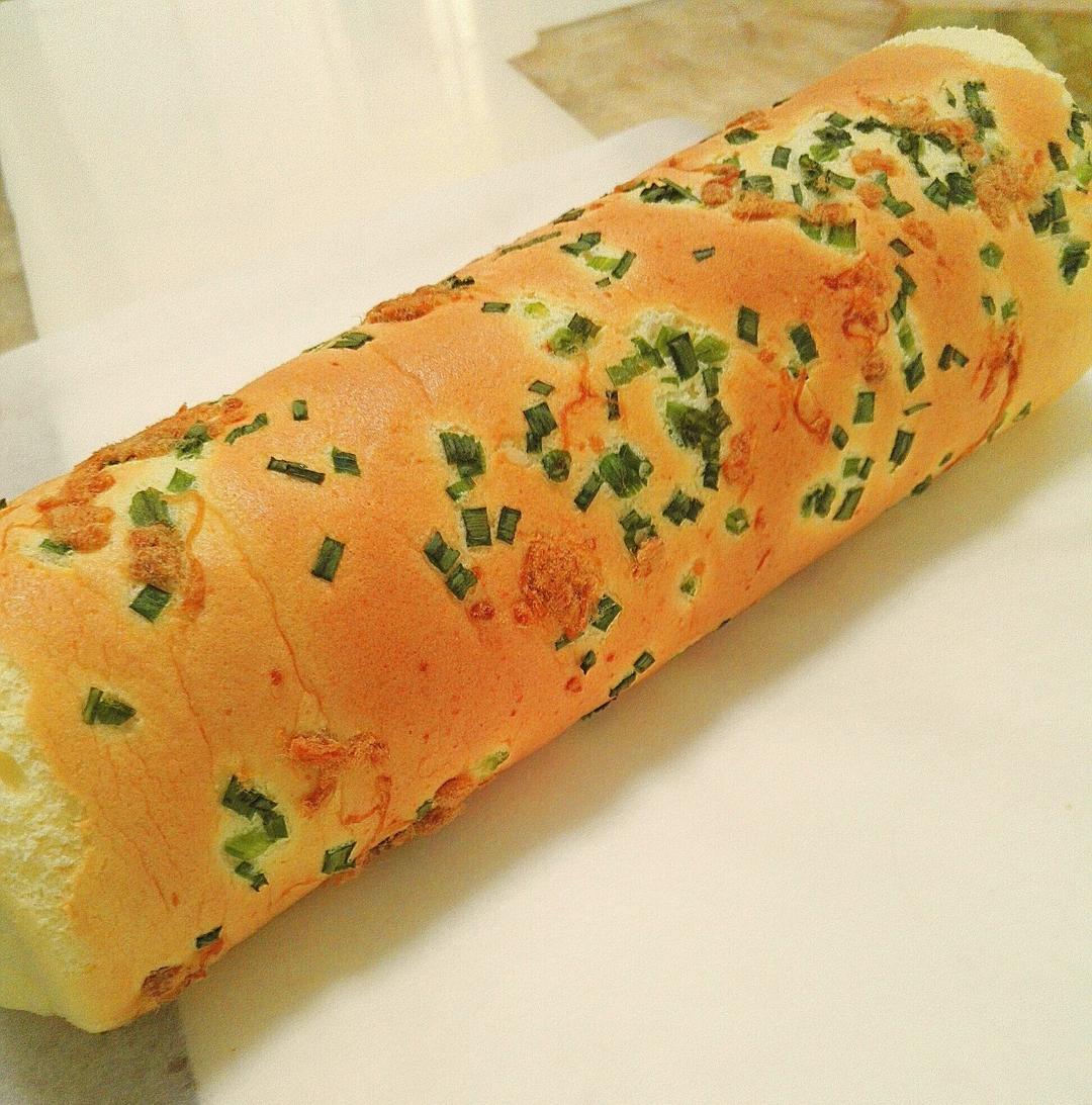 香葱肉松肥蛋糕卷～