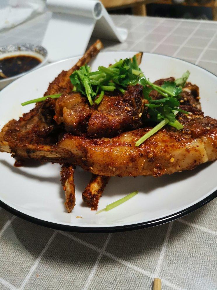 家庭烤箱烤羊排