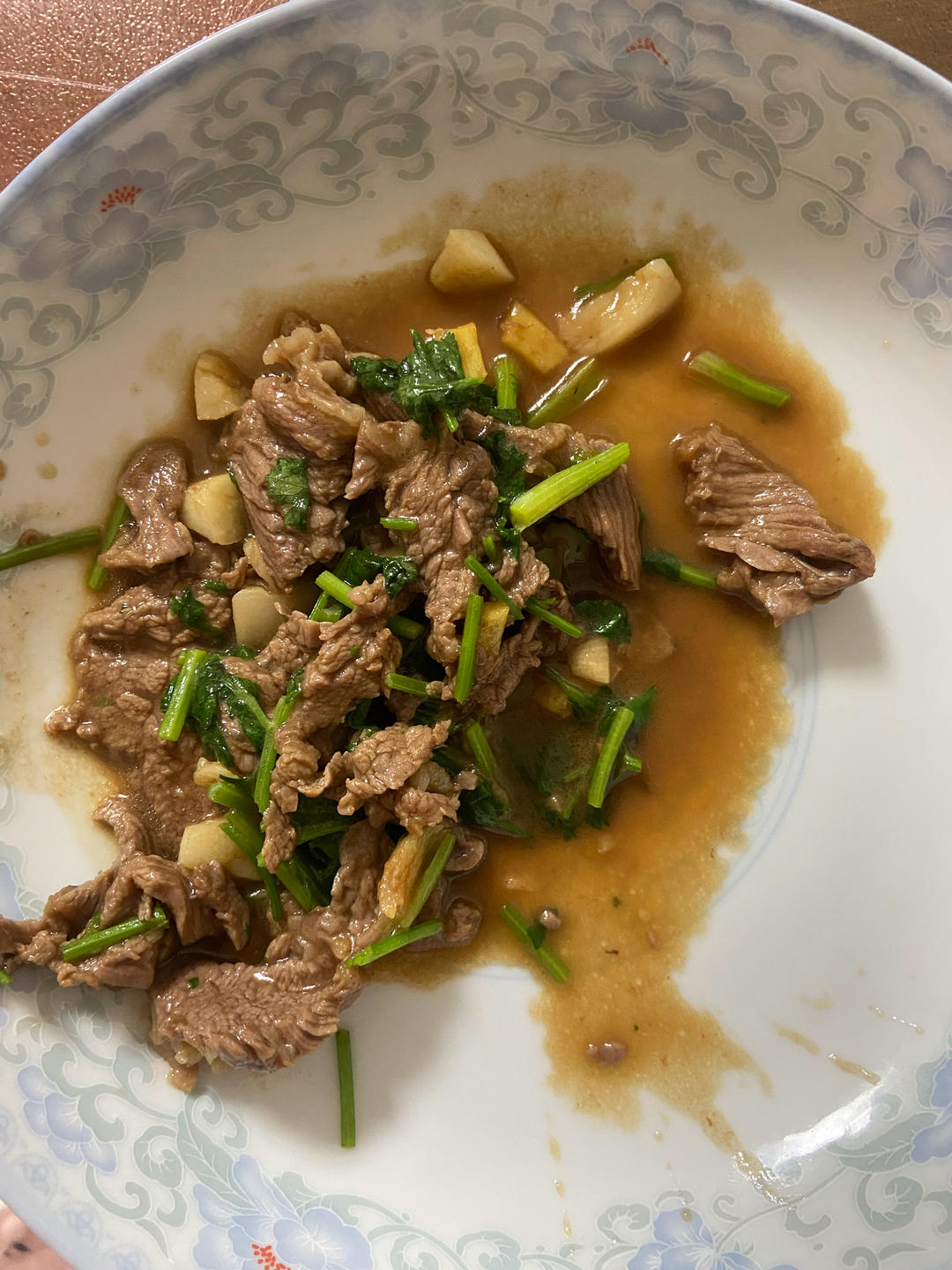 小炒黄牛肉