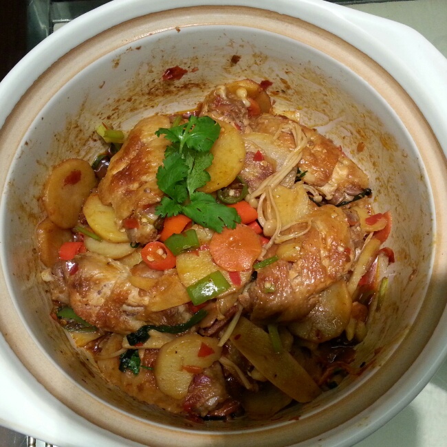 干锅香辣鸡翅