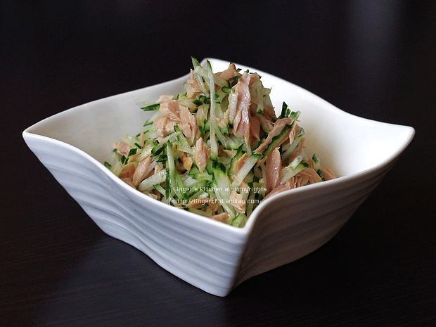 黄瓜金枪鱼沙拉