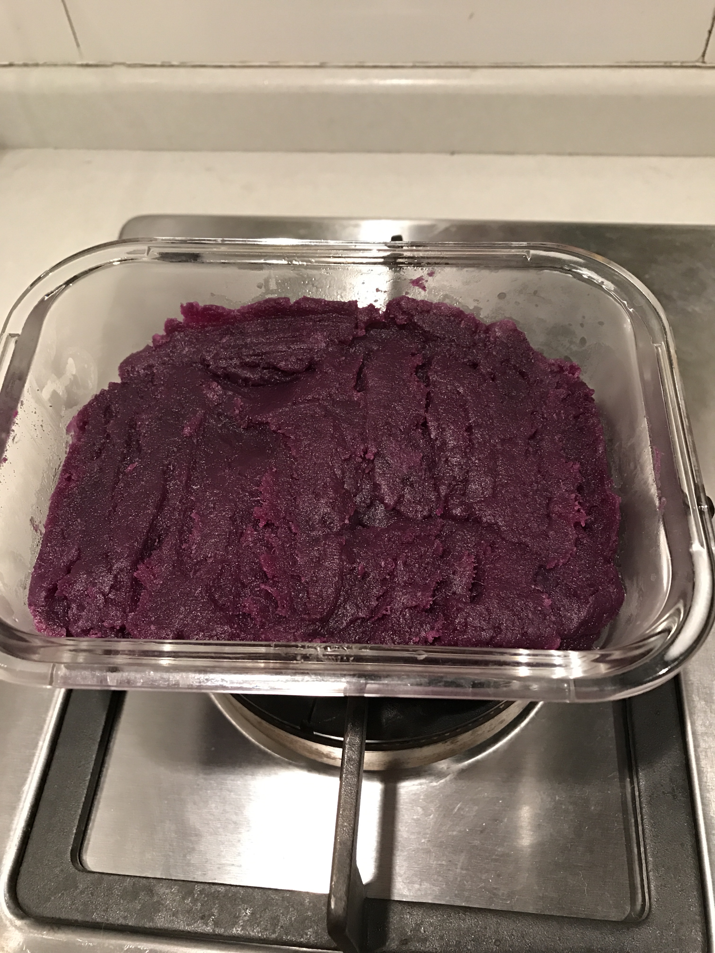 简单健康紫薯馅的做法 步骤6