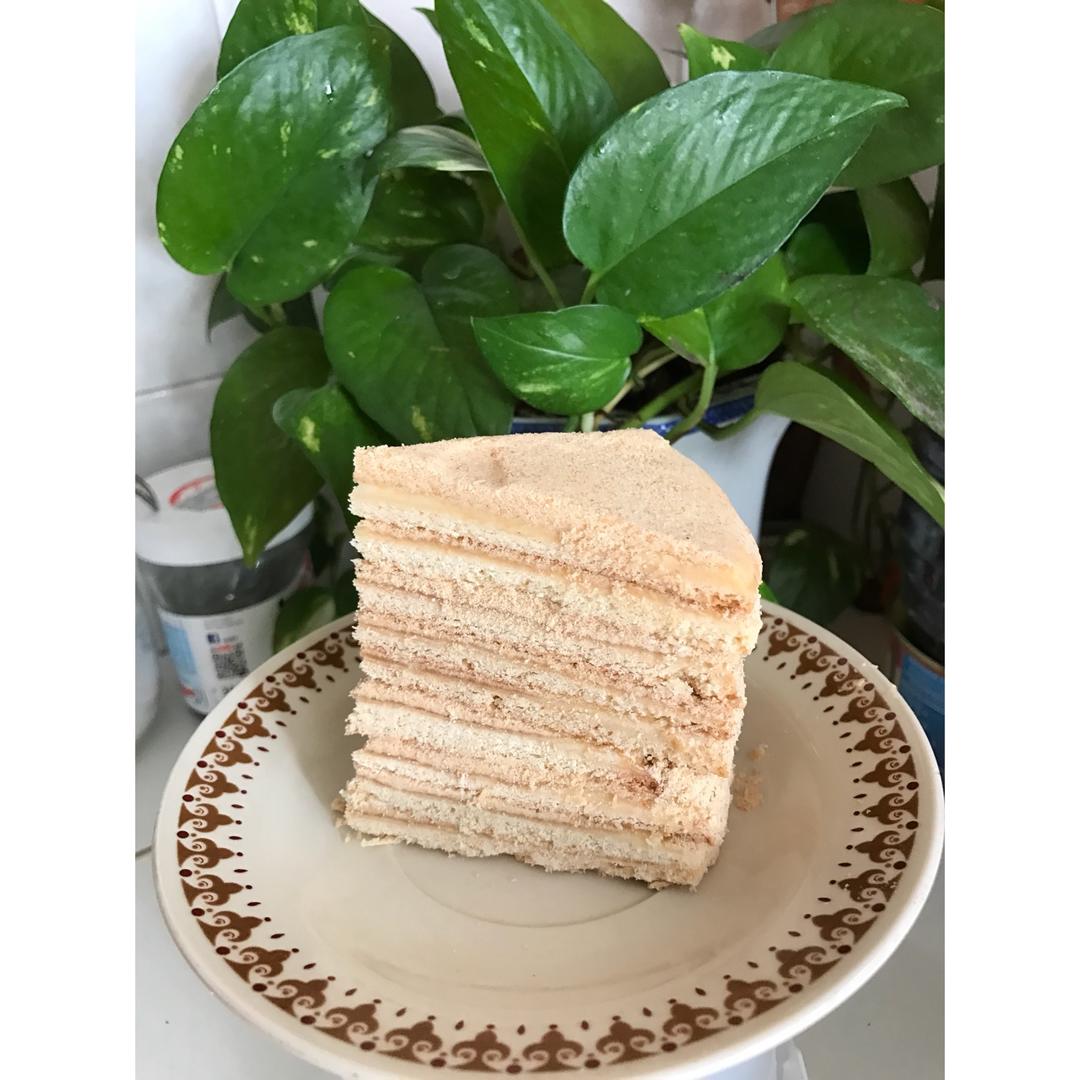 俄罗斯蜂蜜蛋糕   千层蛋糕【又名提拉米苏】