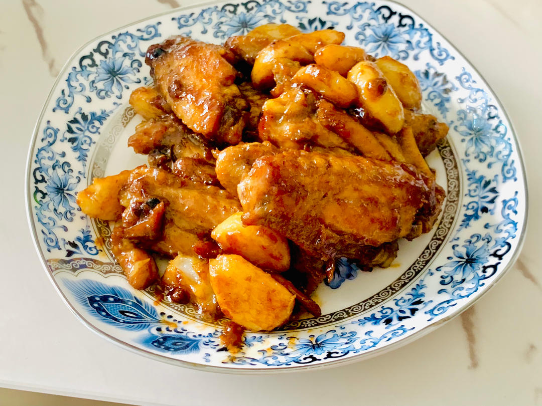 蒜香蚝油鸡翅中