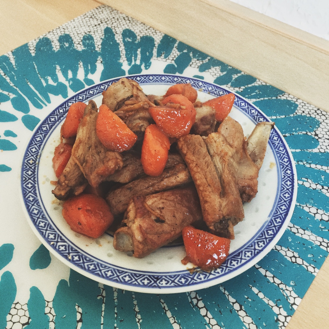 私房排骨——胡萝卜香烧小排