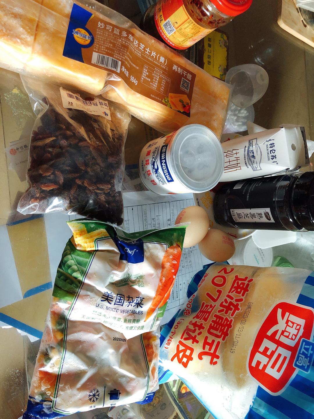 纯奶手撕吐司的做法 步骤1
