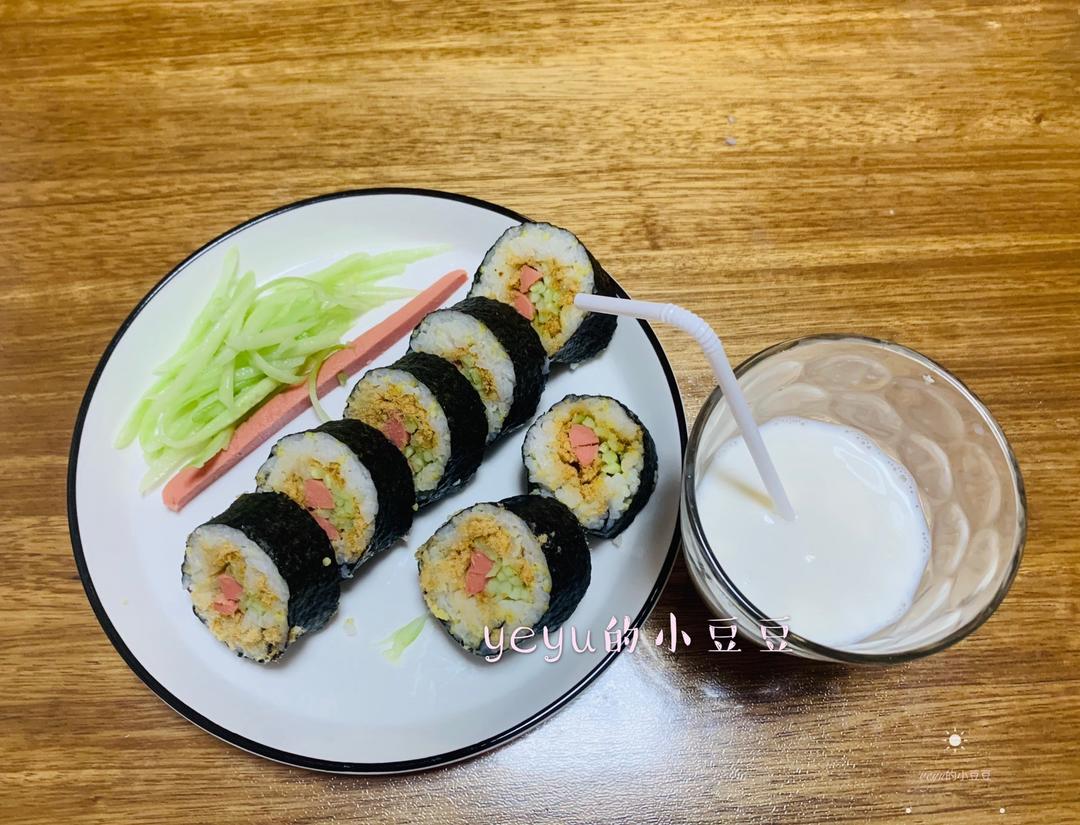 最简单的紫菜包饭、寿司的做法