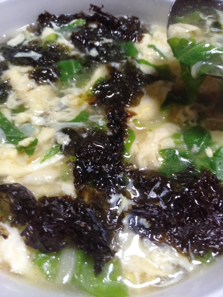 简单美味~鸡蛋紫菜汤