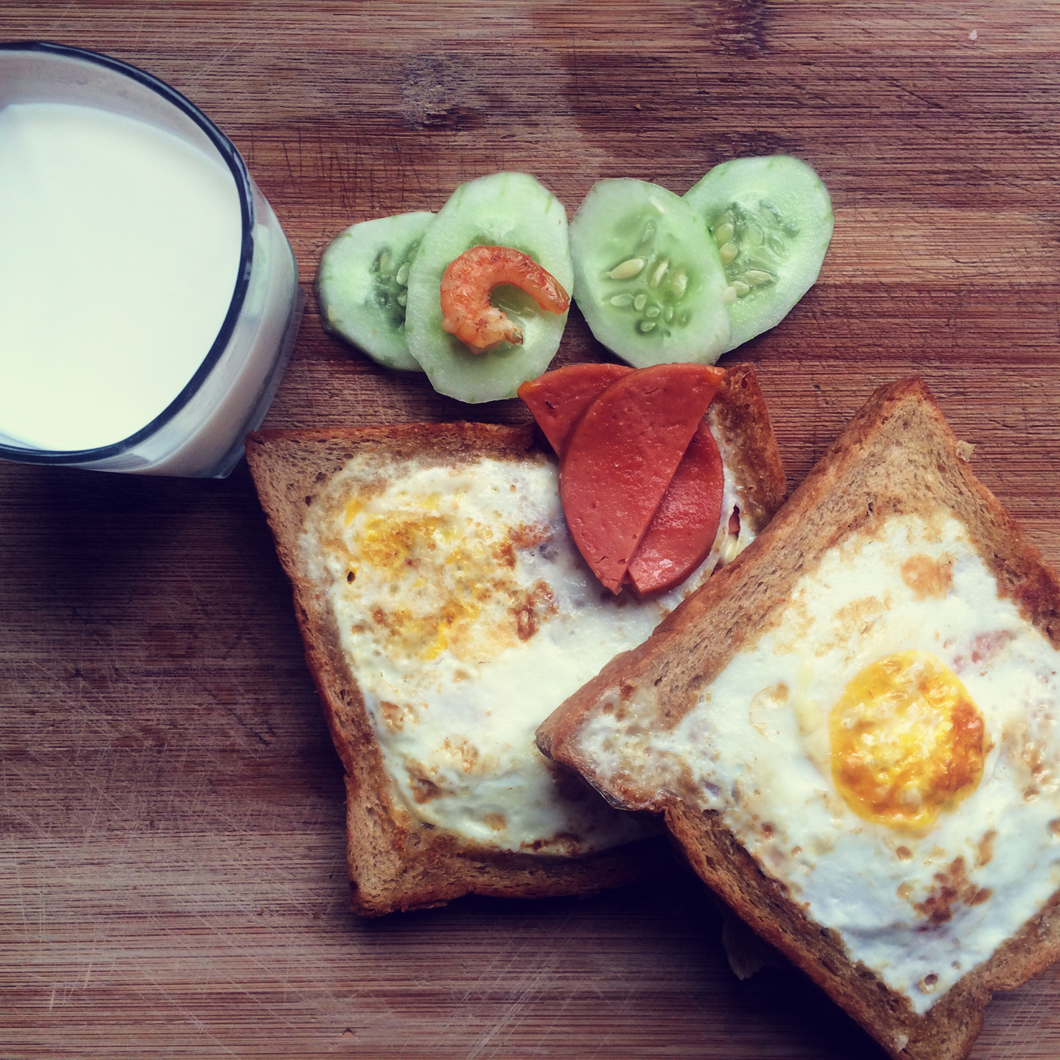 一片面包的三明治