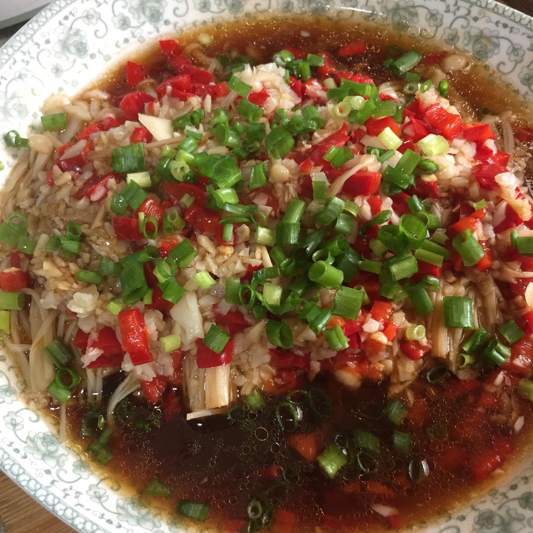 蒜蓉蒸金针菇