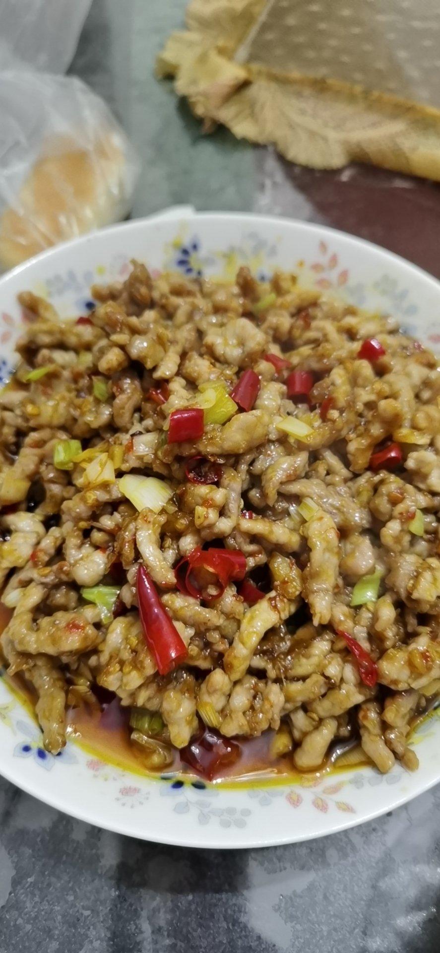 天上星做的鱼香肉丝重庆版