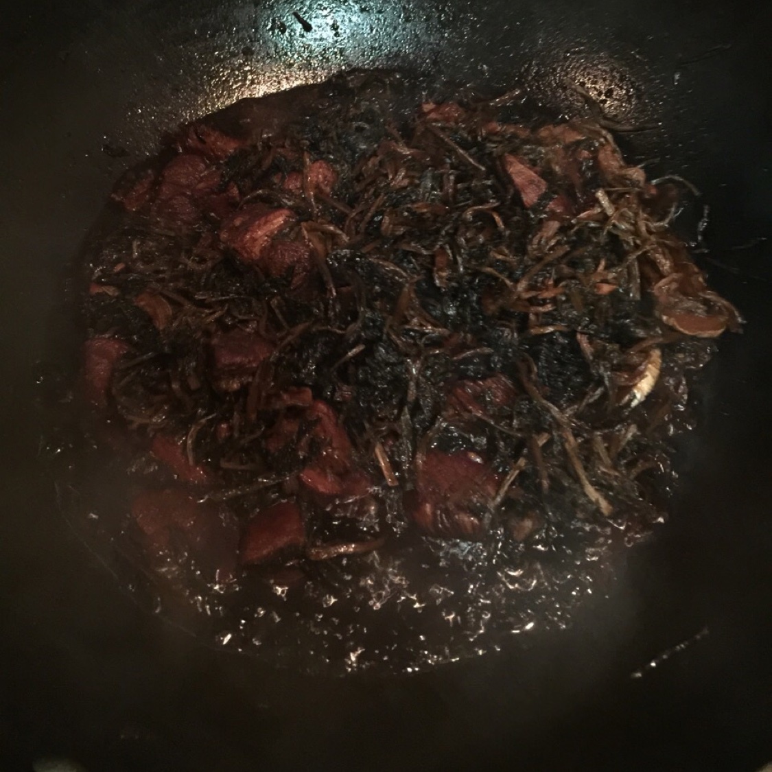 梅干菜炒五花肉