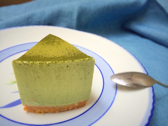 抹茶芝士慕斯蛋糕