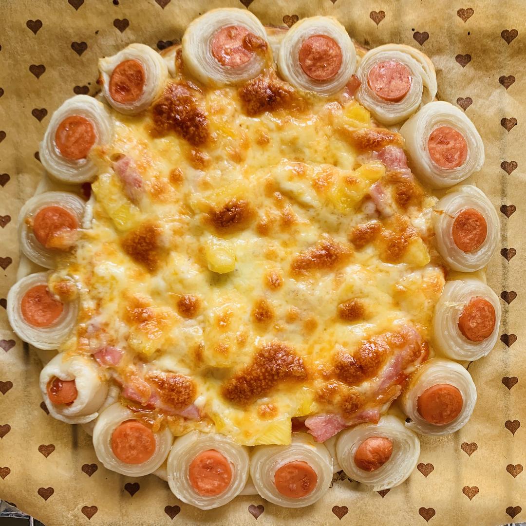 简易版手抓饼披萨